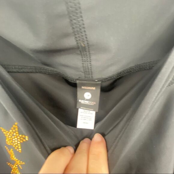 Electric Yoga Gold Studded Star Leggings - Picture 5 of 6